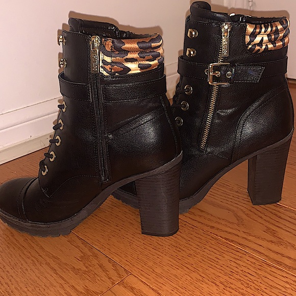 Guess booties with cheetah print. Size 10 - Picture 4 of 4